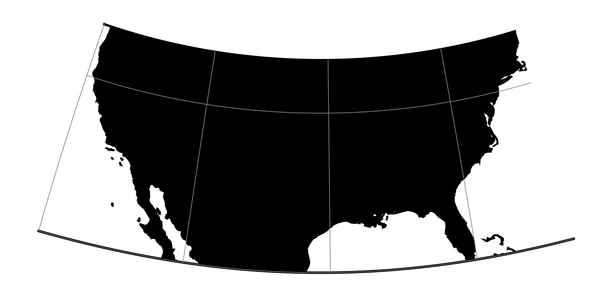Modified Stereographic of 48 U.S.
